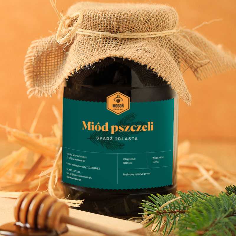 Miód spadziowy ze spadzi iglastej, jodłowy